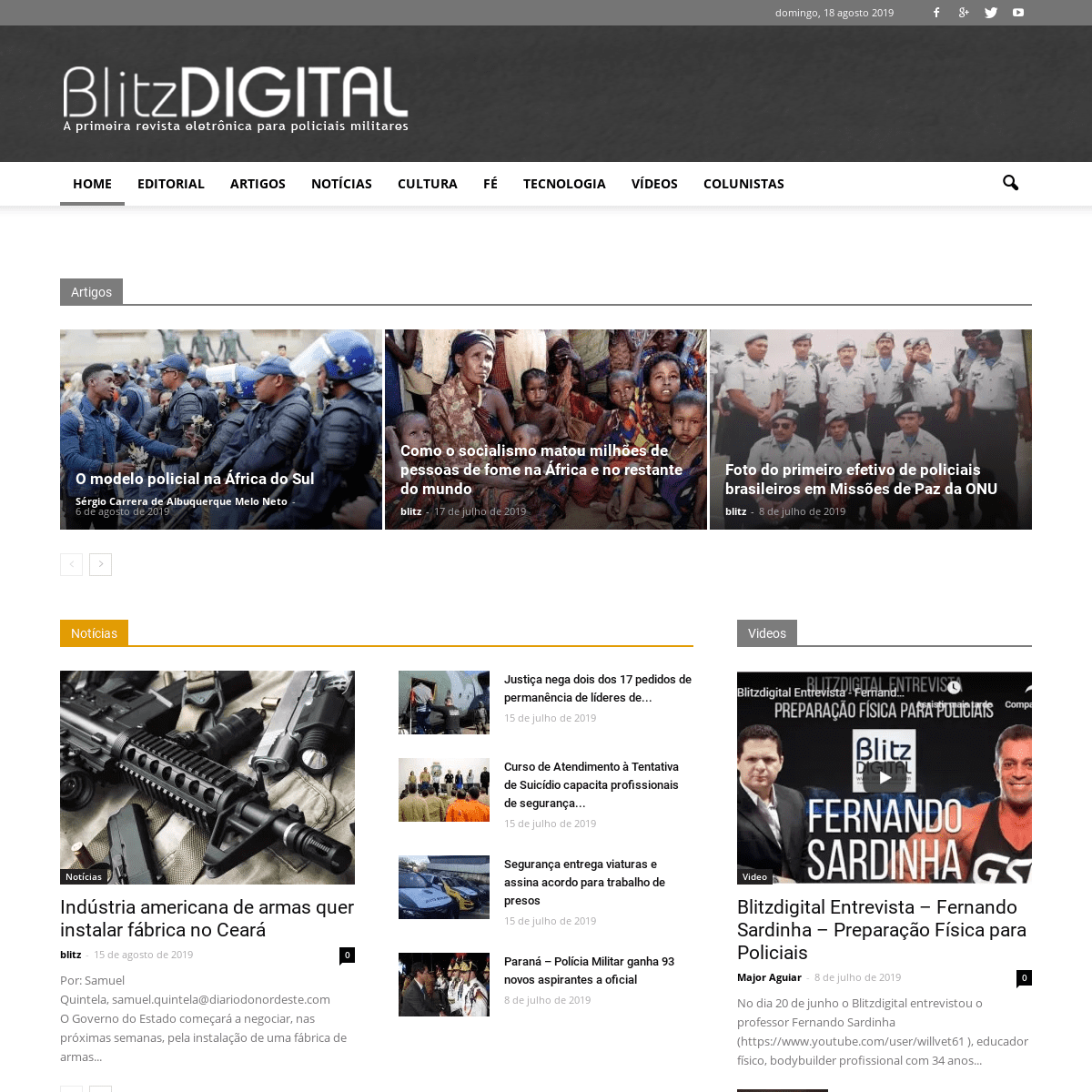 BlitzDigital | A primeira revista eletrônica para policiais militares