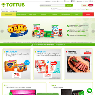 ¡Preciazos! Supermercado y Electro | Tottus Perú