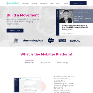 Mobilize | Membership Community Platform