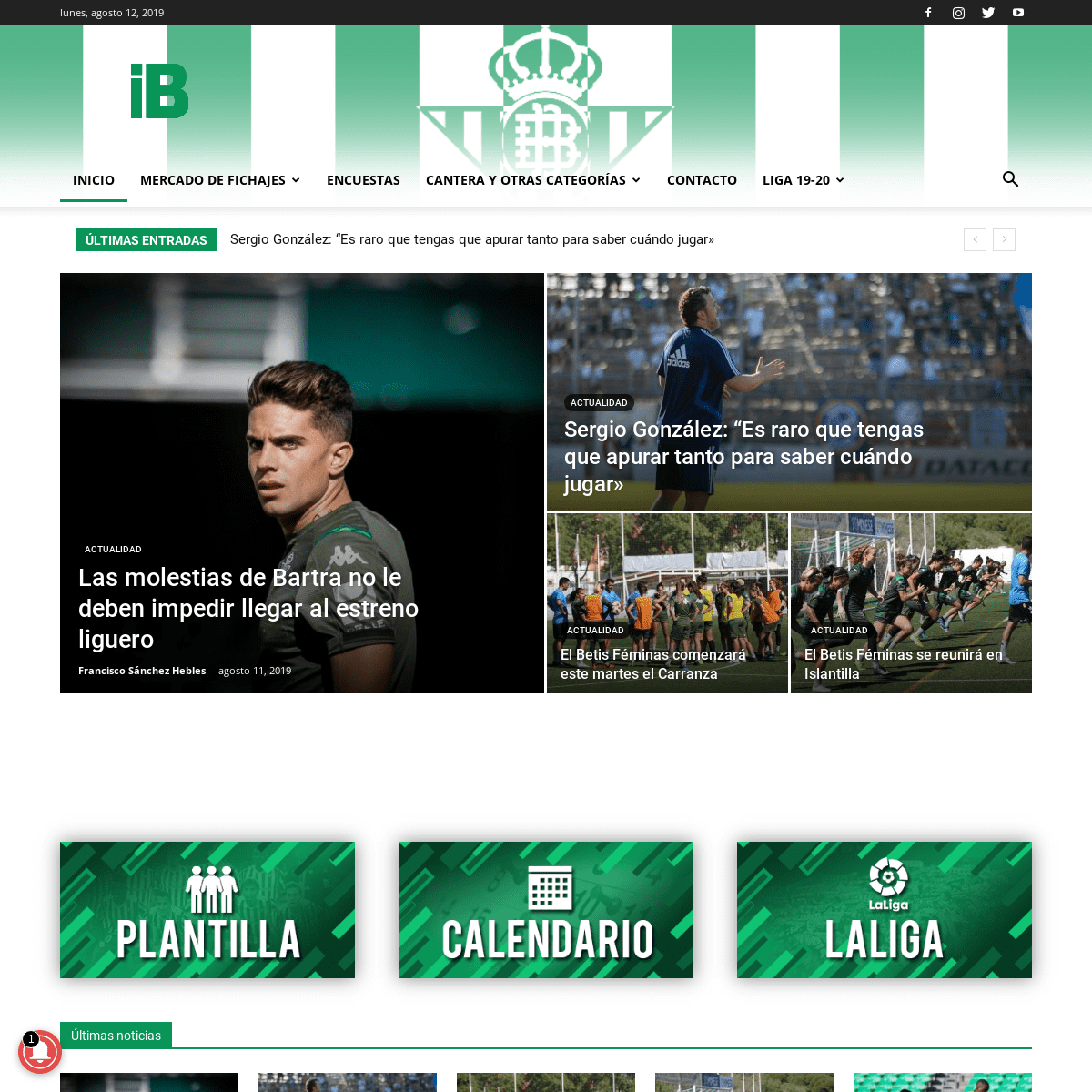 InformaBetis.com ✅| Todas las noticias del Real Betis Balompié.