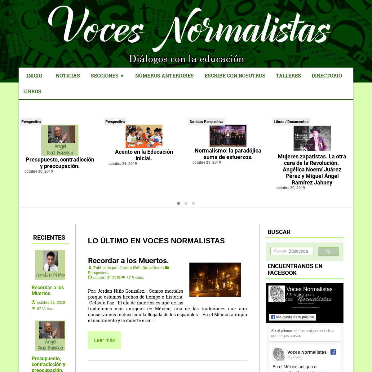 A complete backup of vocesnormalistas.org