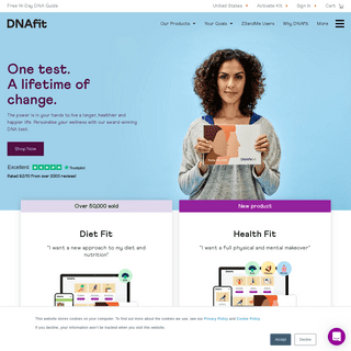 Accurate DNA Test For Diet, Fitness, Health & Wellness - DNAfit | US