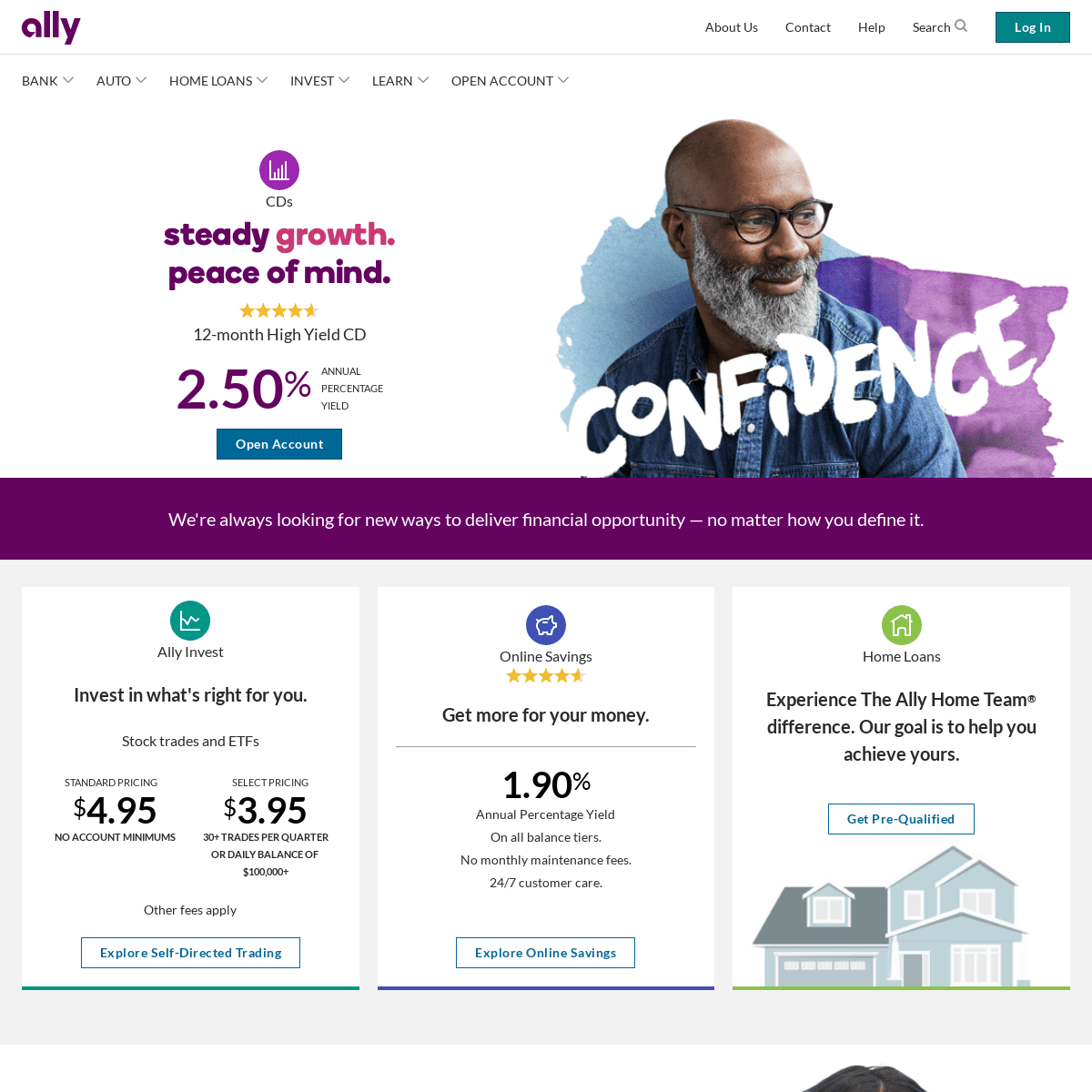 Banking, Investing, Home Loans & Auto Finance | Ally