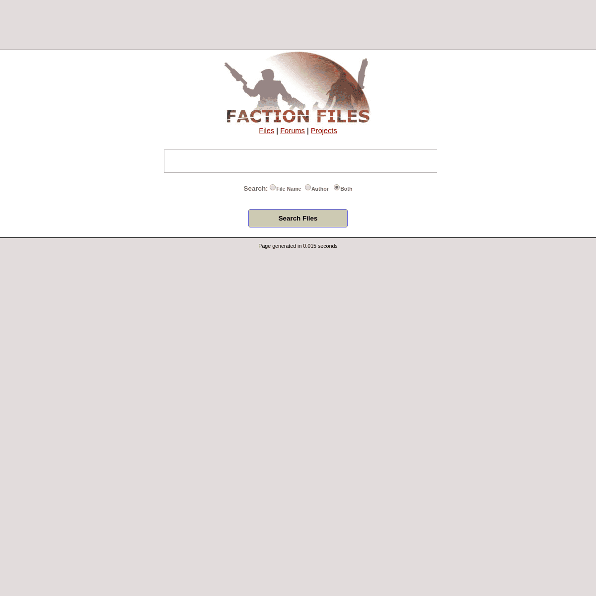 Faction Files - Home