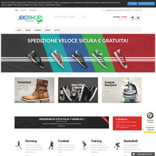 Acquista online scarpe, abbigliamento e accessori su jekoshop.com