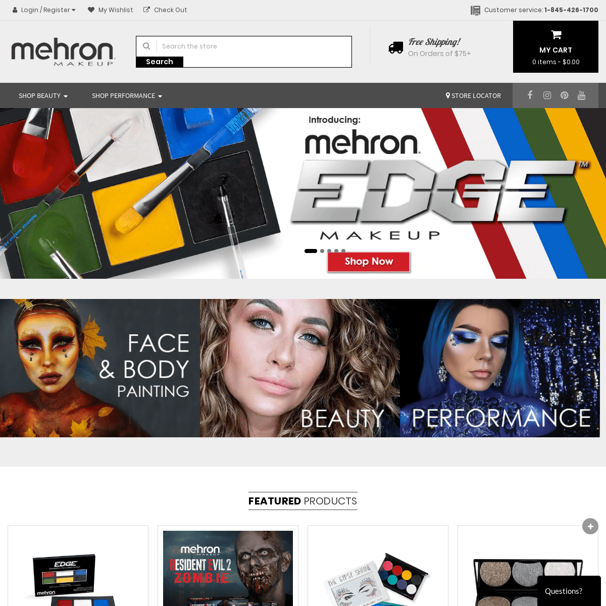 Professional Beauty and Performance Makeup | Mehron Official Site