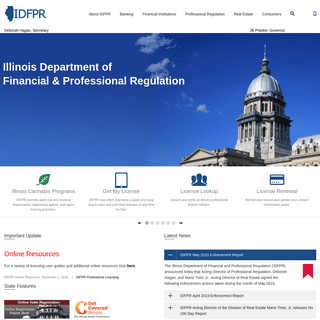 State of Illinois | Department of Financial & Professional Regulation