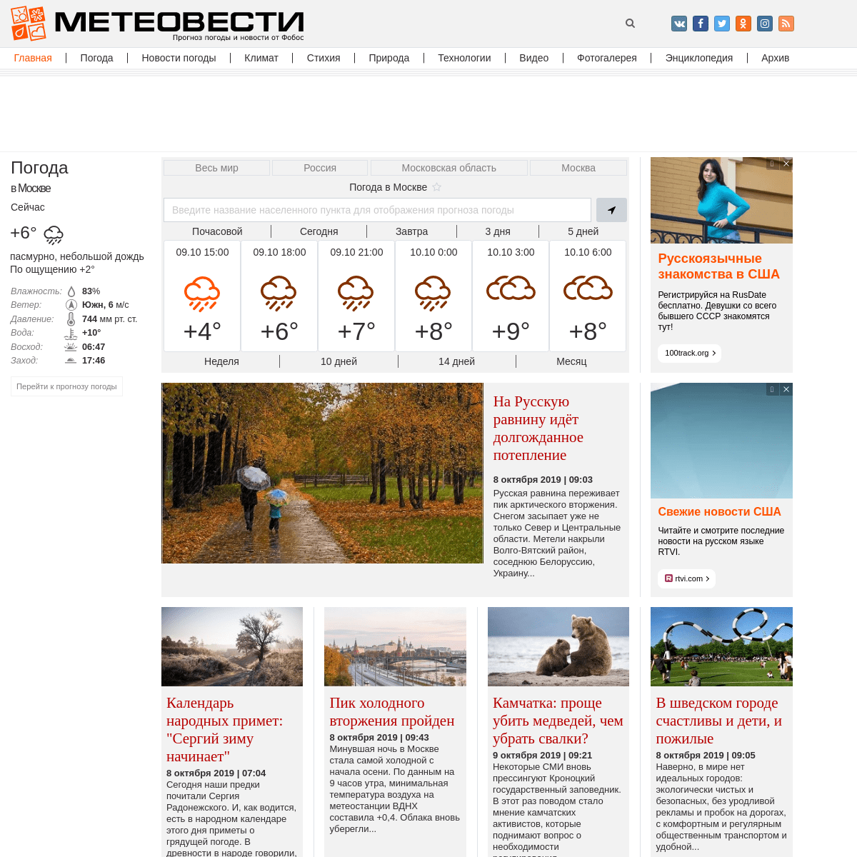 A complete backup of meteovesti.ru