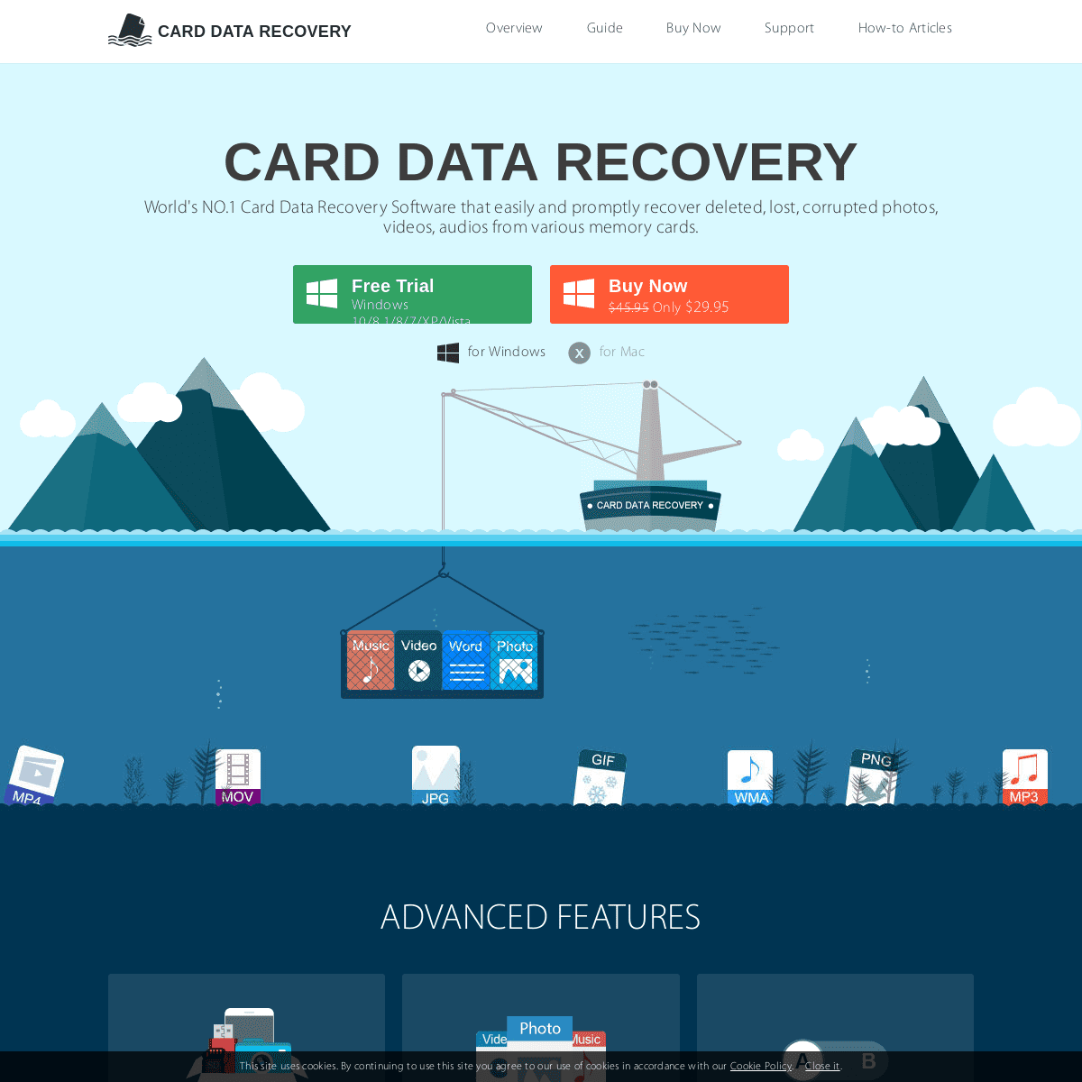 A complete backup of card-data-recovery.com