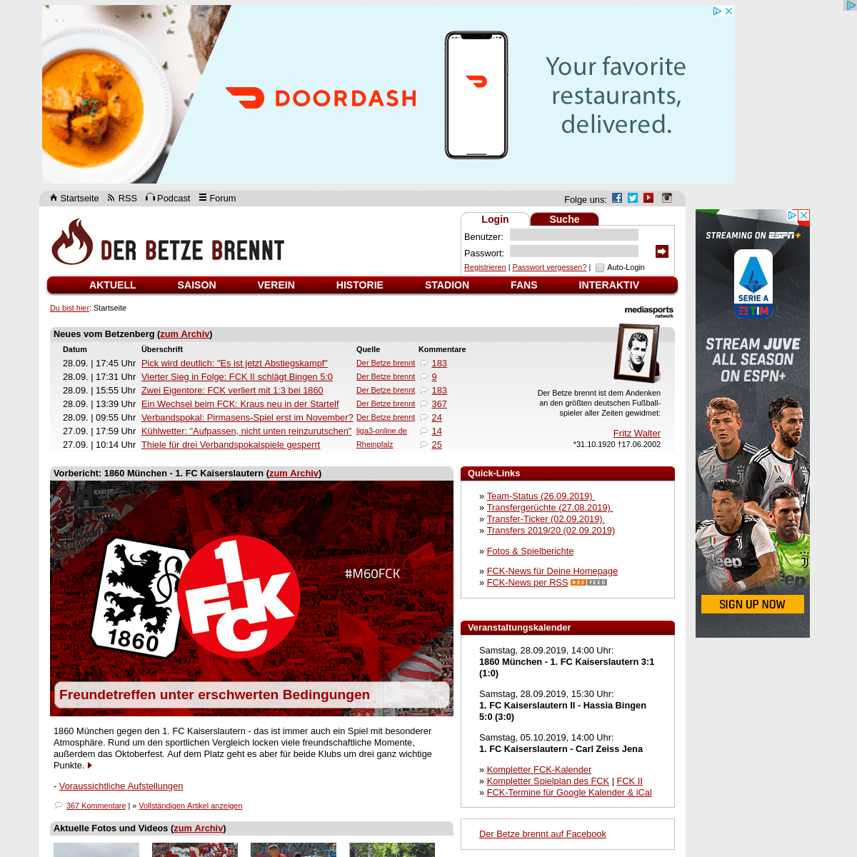 1. FC Kaiserslautern - Das Online-Magazin: News, Berichte, Fotos, Diskussionen | Der Betze brennt