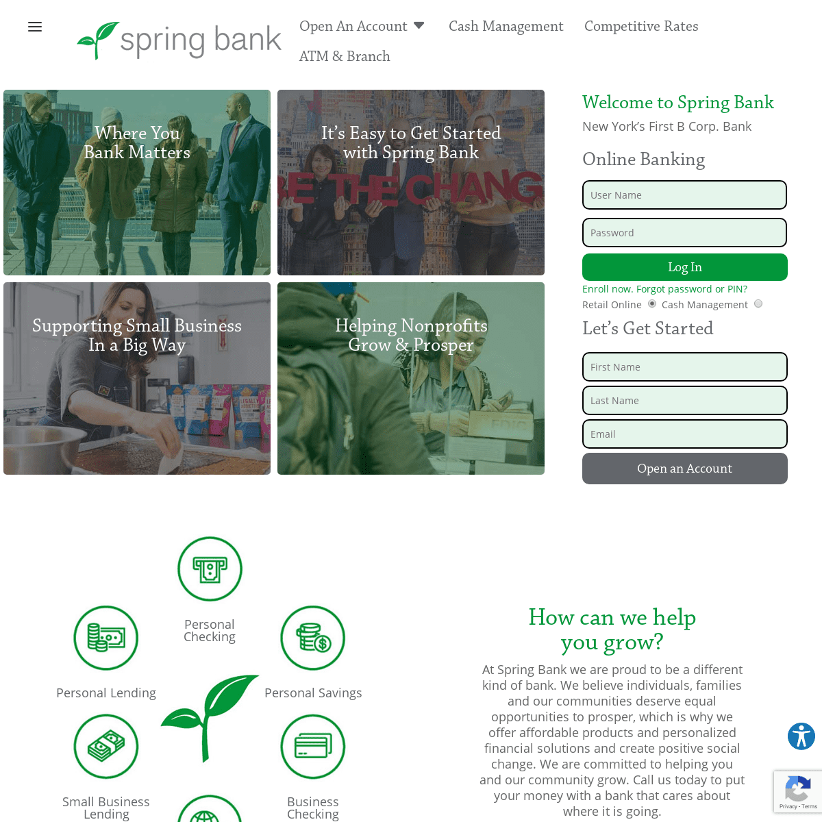 Business & Personal Checking, Savings, Lending - Spring Bank New York