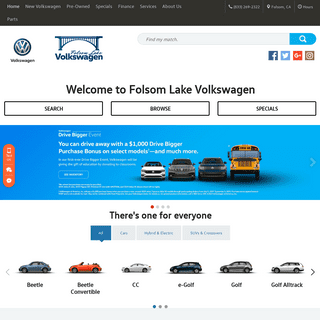 Folsom Lake Volkswagen | Sacramento's Newest VW Dealer
