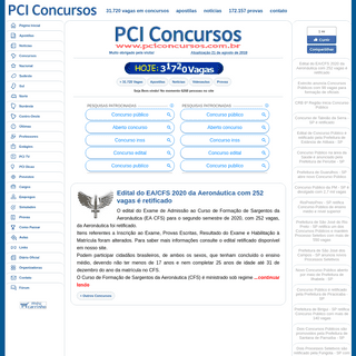 PCI Concursos - Informações sobre Concursos Públicos