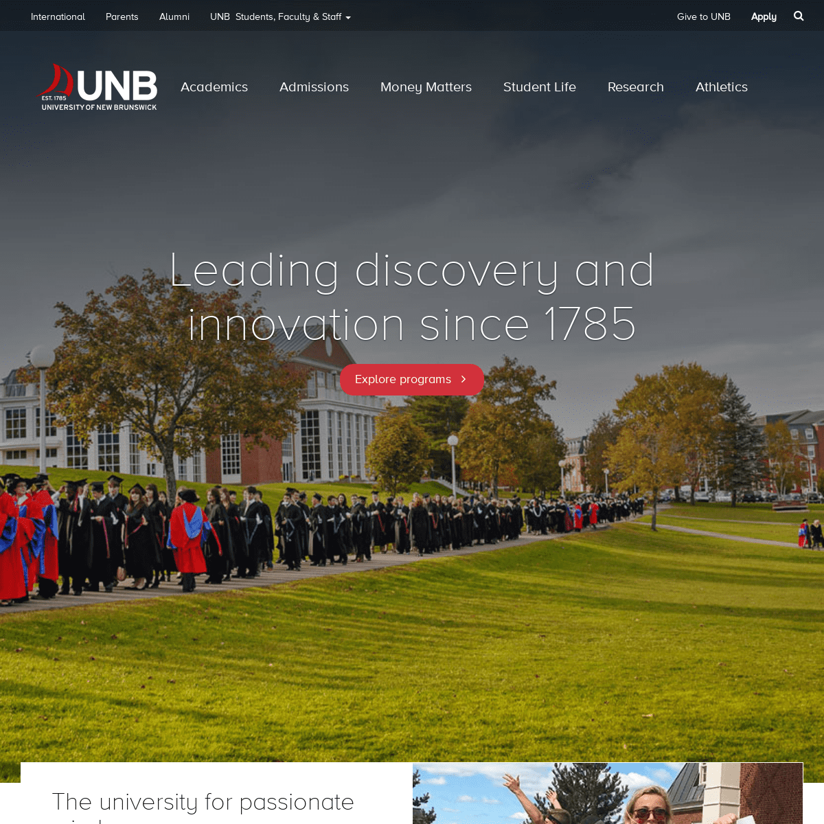 University of New Brunswick | UNB