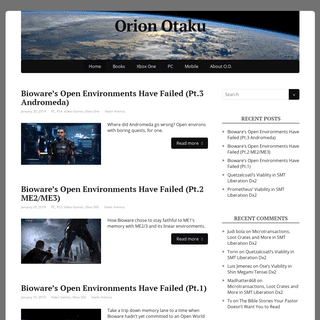 A complete backup of orionotaku.com