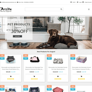 Pet supplies, maximum online discount