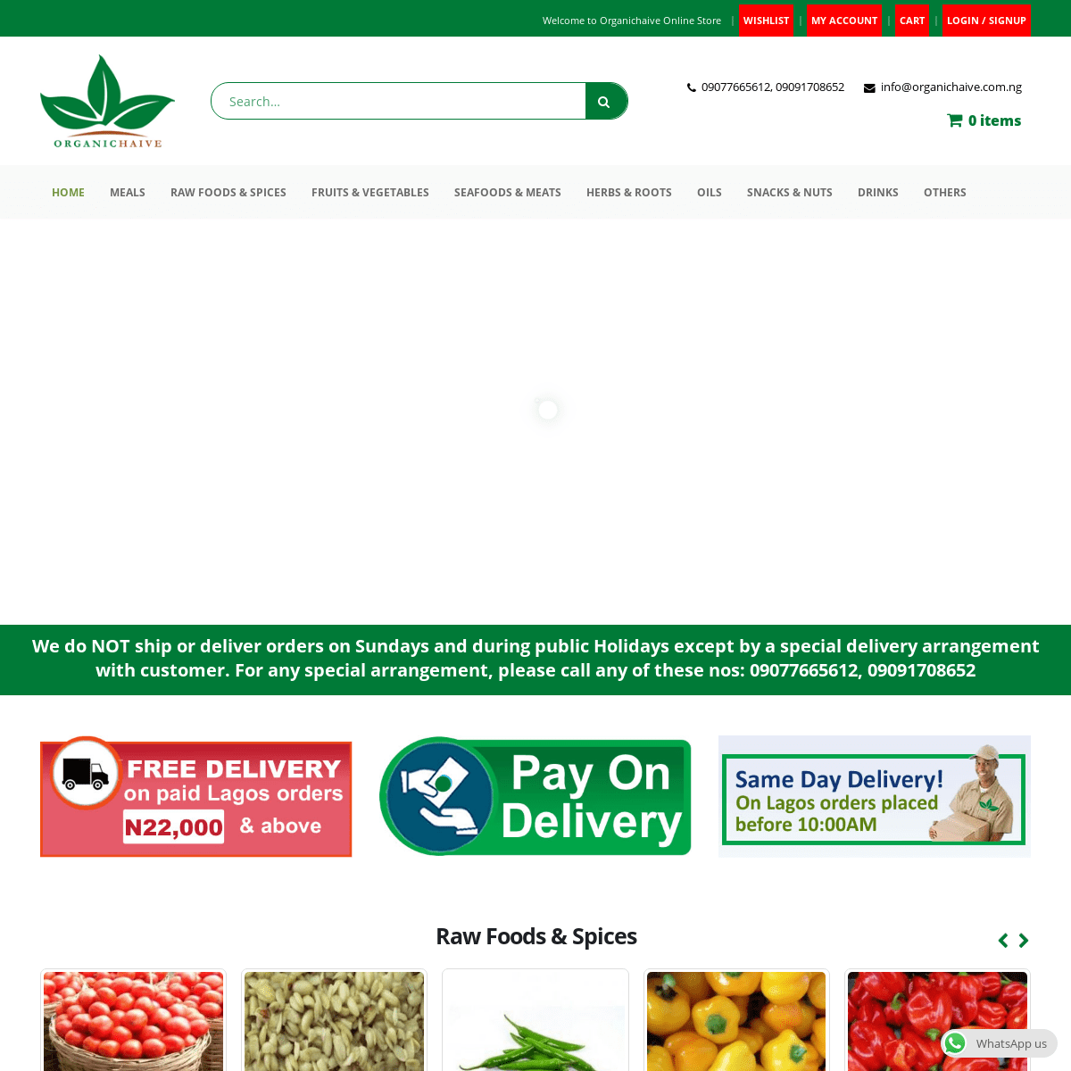 A complete backup of organichaive.com.ng