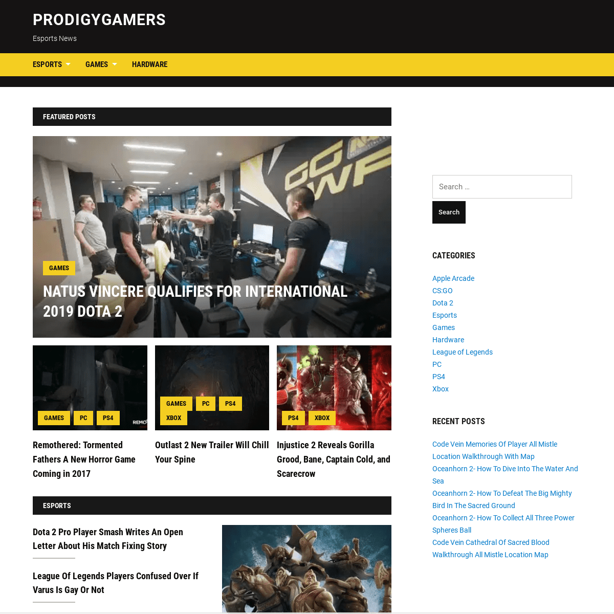 Prodigygamers | Esports News