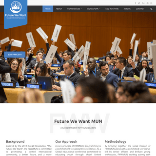 Future We Want - Model United Nations 2019 - Global Initiative