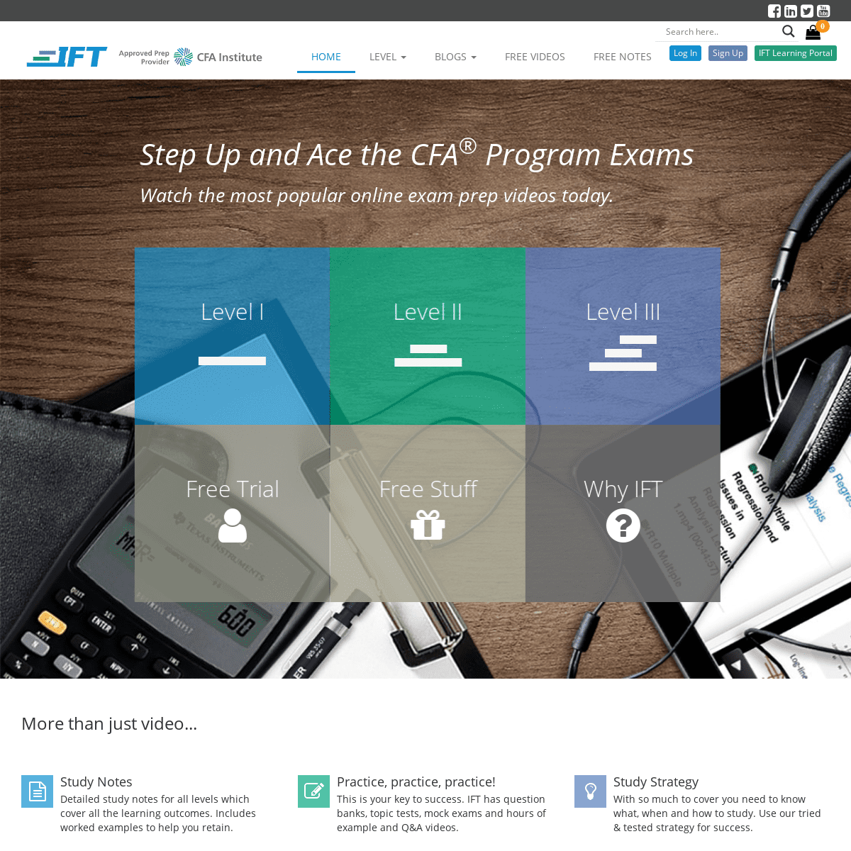 IFT World - Welcome to the IFT Learning Portal