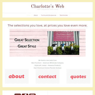 A complete backup of charlotteswebstore.com