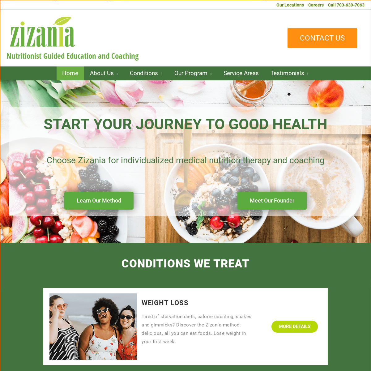 Medical Nutrition Therapy and Coaching - Zizania Nutrition Counseling