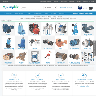 PumpBiz - Industrial and consumer pump experts since 1981.