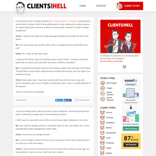 Clients From Hell - Horror stories from freelancers
