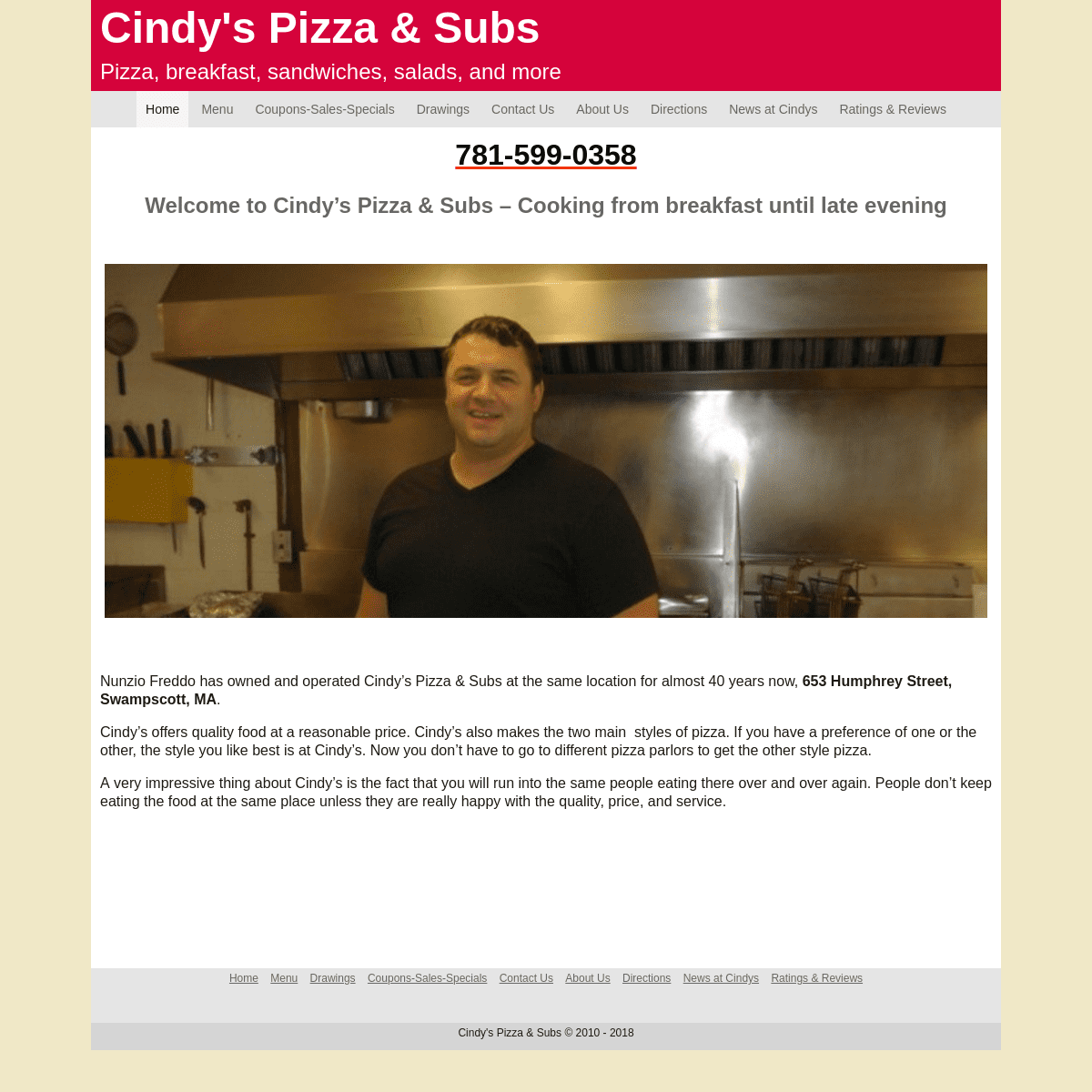 Cindy's Pizza & Subs | Pizza, breakfast, sandwiches, salads, and more