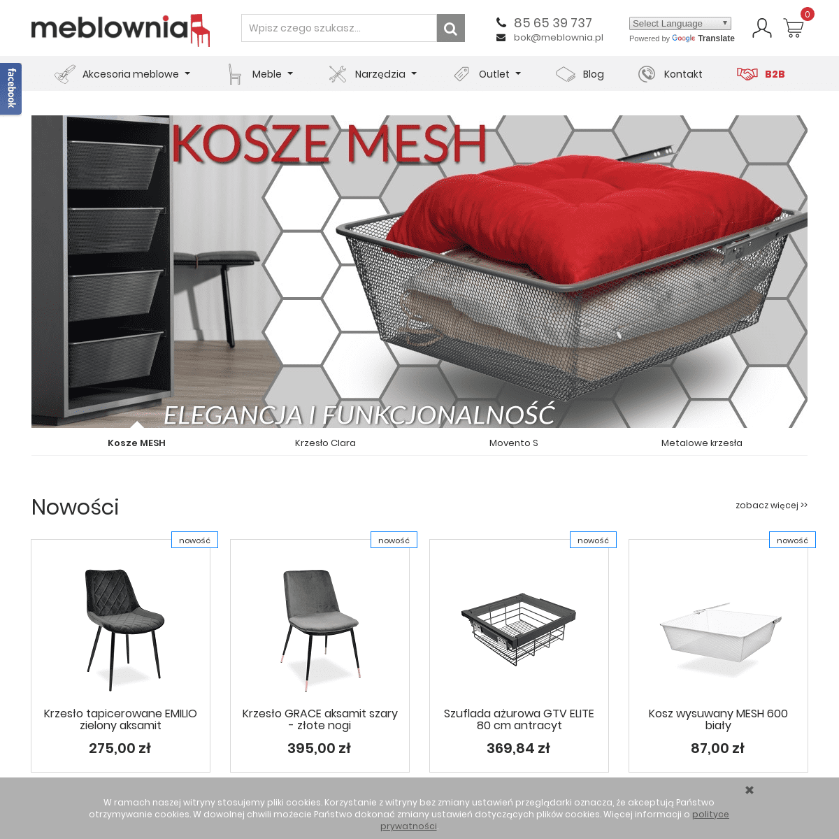 Meble i akcesoria meblowe Białystok - Sklep meblownia.pl