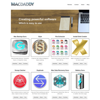 A complete backup of macdaddy.io
