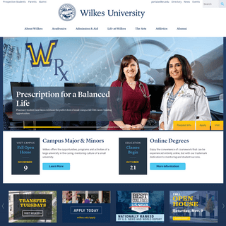 Wilkes University - Quality, Affordable College in PA - Wilkes University