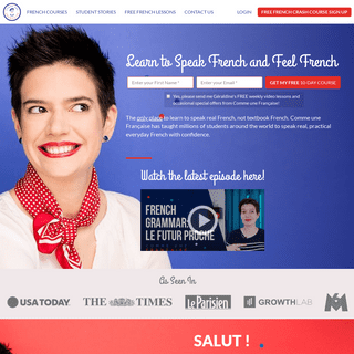 Home Page - Comme une Française