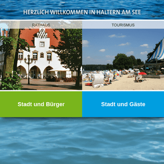 Stadt Haltern am See - Willkommenseite