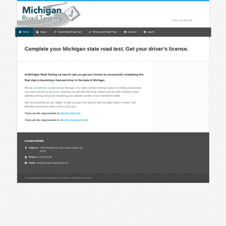 Michigan Road Testing for State Driver's License Test - Michigan Road Testing
