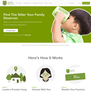 Sitter.com - Find Babysitters, Daycares, Nannies & Child Care