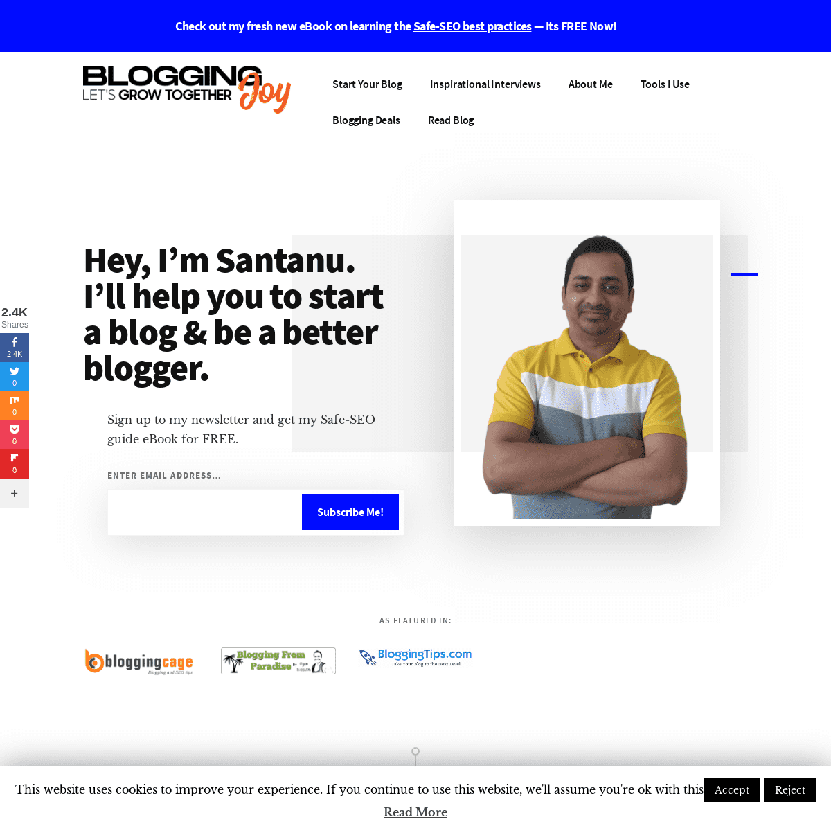 BloggingJoy.com - How To Blog & Be A Better Blogger