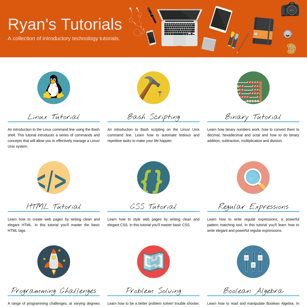 A complete backup of ryanstutorials.net