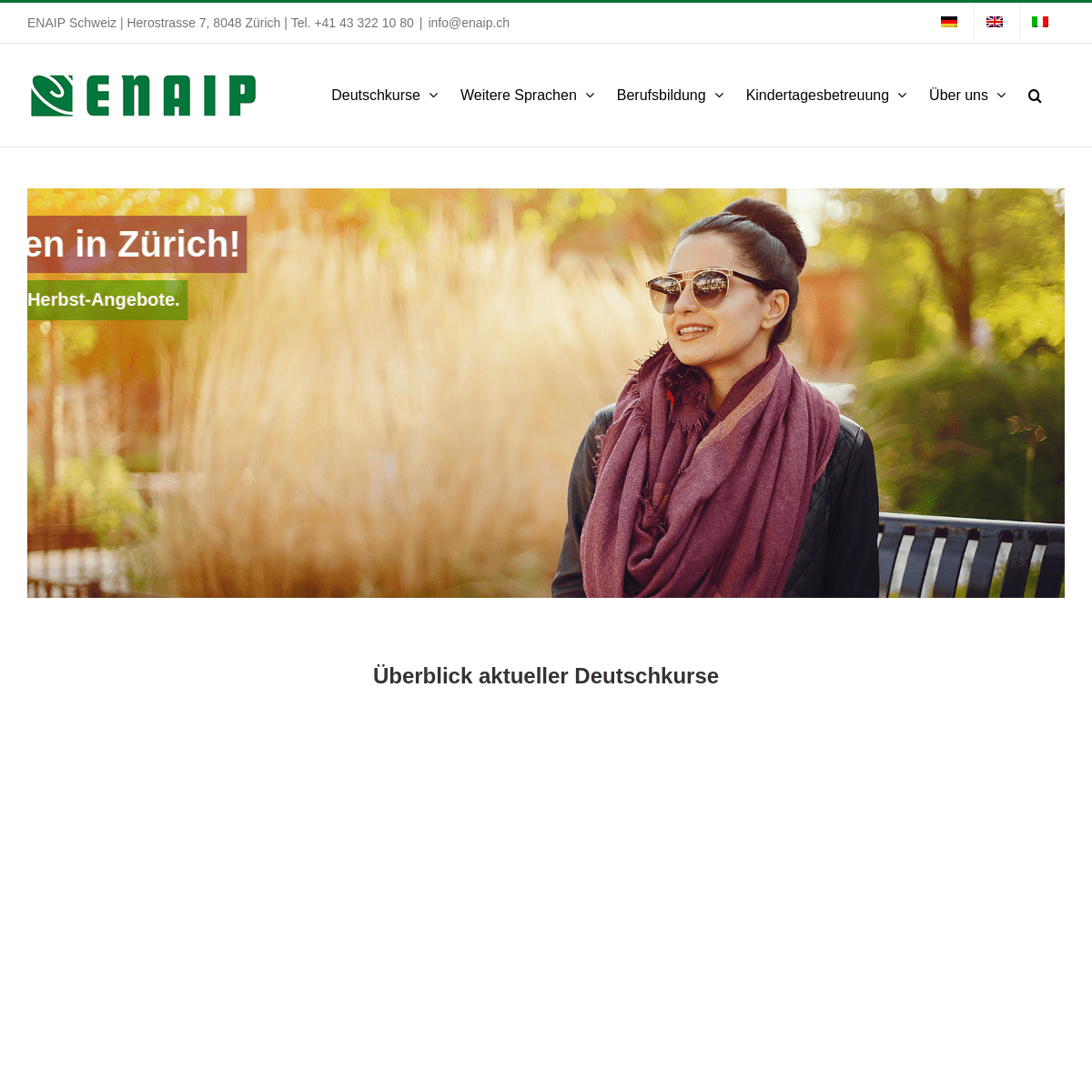 ENAIP Schweiz – Sprachschule und Berufsbildung