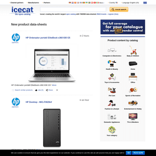 Icecat: free product data for manufacturers and retail partners.