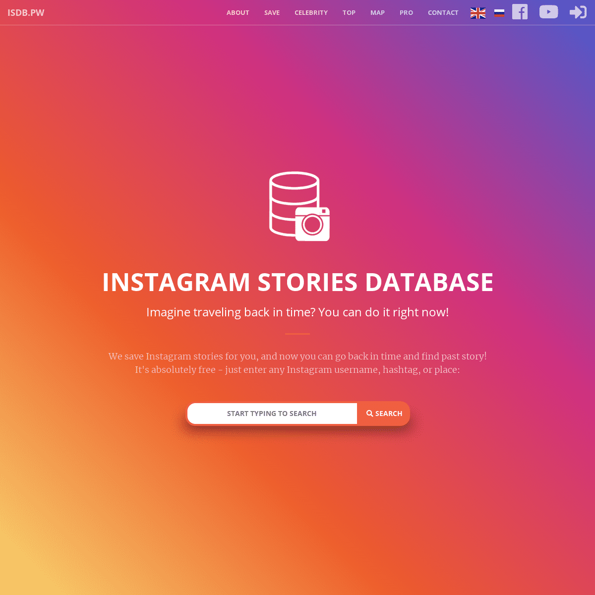 Instagram Stories Database - Save your Instagram stories 