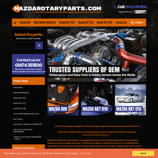Rotary Rebuild Engines - Mazda Rotary Parts trusted specialist, supplying Rotary owners across the World.