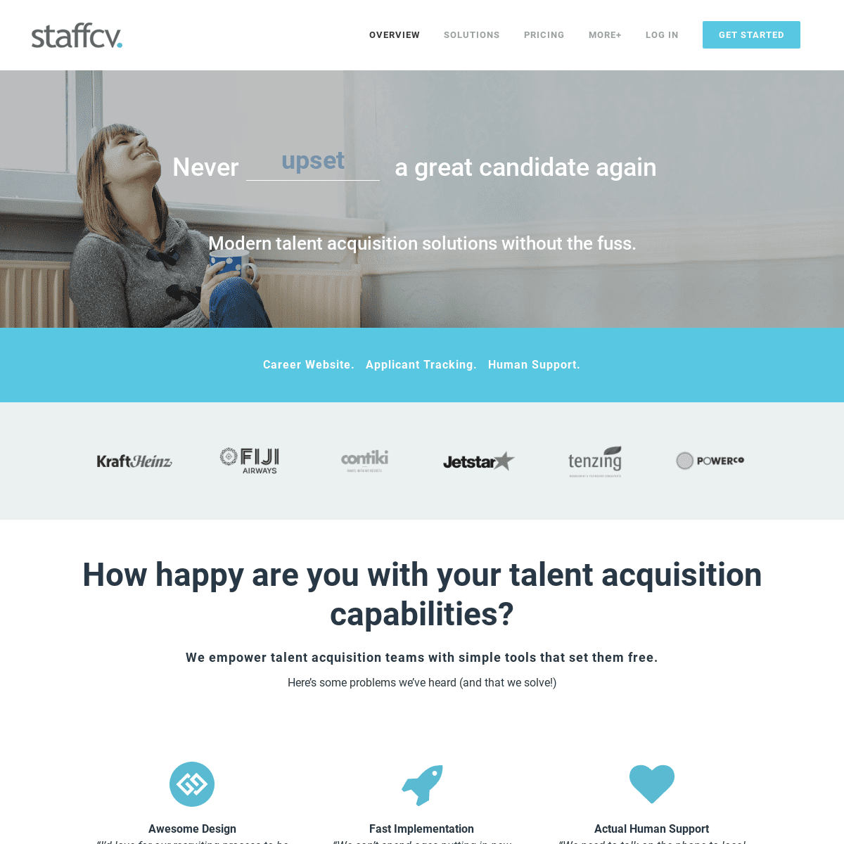 StaffCV | Easy to use ATS and Custom Career Websites