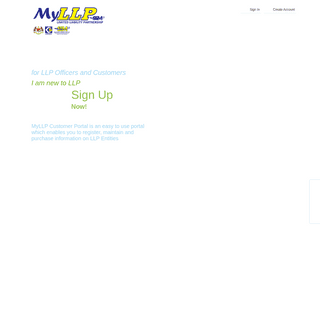 MyLLP Customer Portal