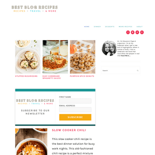 The Best Blog Recipes - Breakfast, Lunch, Dinner, Dessert Recipes!
