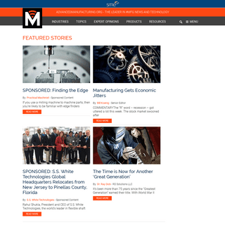 Advanced Manufacturing - Advanced Manufacturing Media is a leading source for news and in-depth technical information about adva