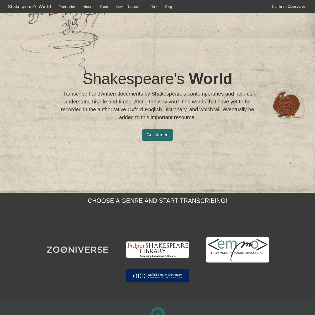 A complete backup of shakespearesworld.org