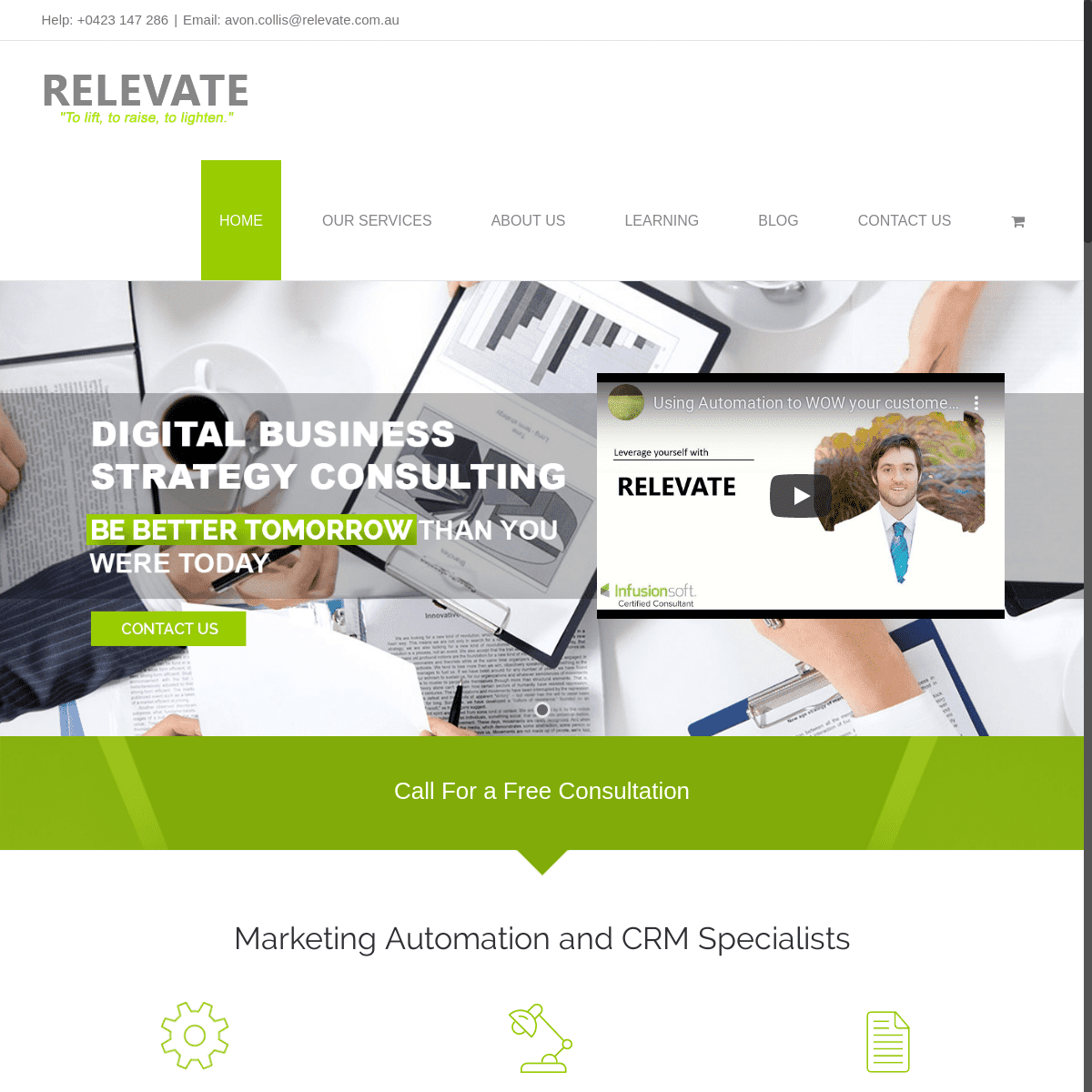 A complete backup of relevate.com.au