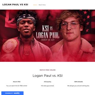 LOGAN PAUL VS KSI - Home