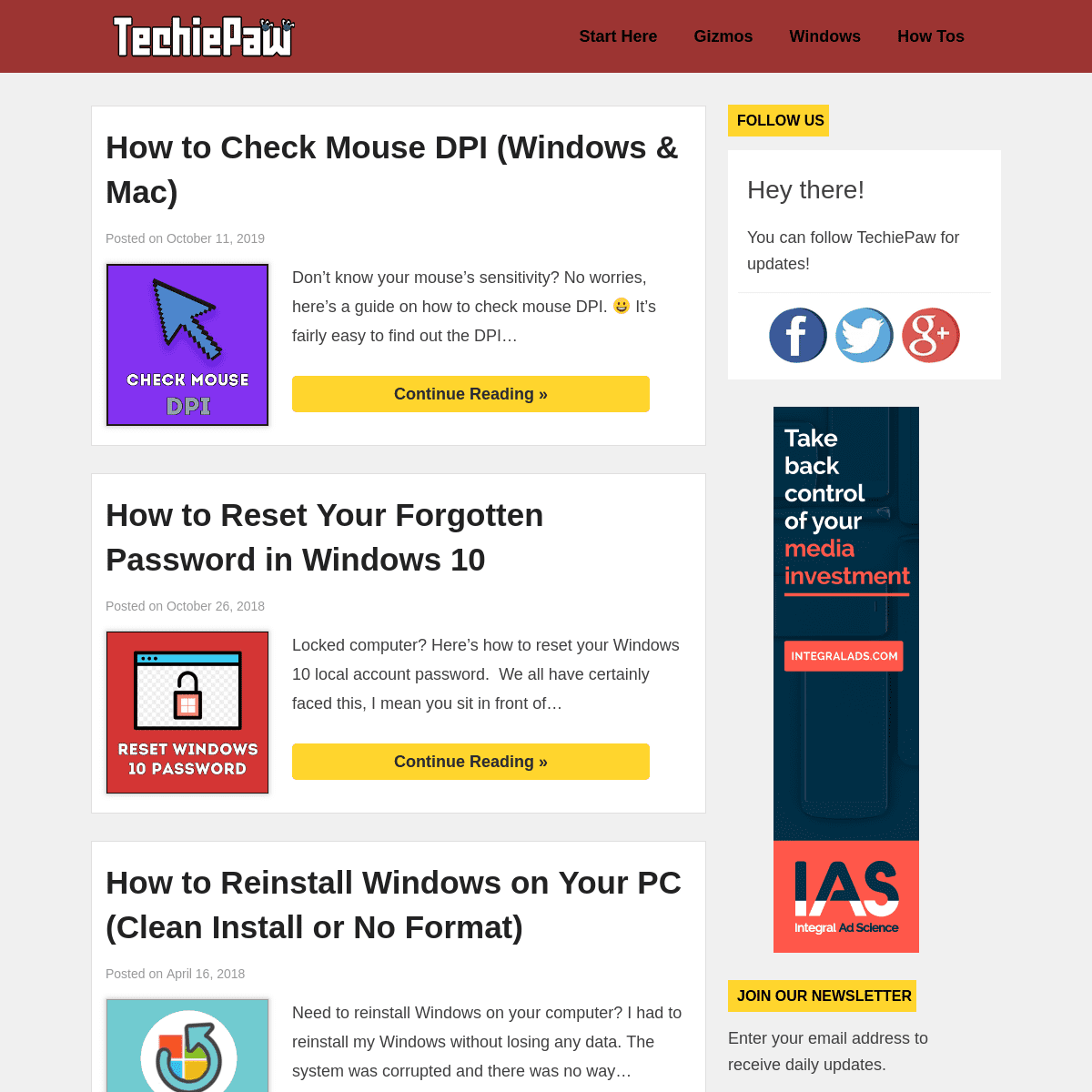 A complete backup of techiepaw.com